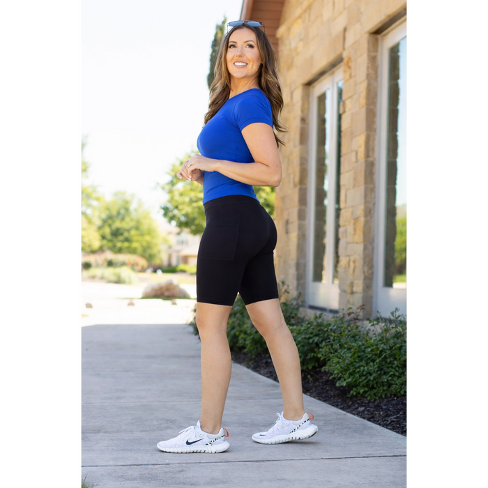 Blanca - Black 9" Bermuda Shorts*