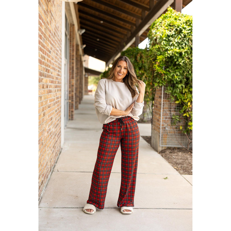 Julia Rose Noelle Plaid Pajama Pants with pockets and drawstring waist
Buttery soft plaid pajama pants for women by Julia Rose”
