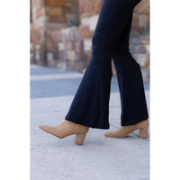 Natalie-Black Super Flare Leggings