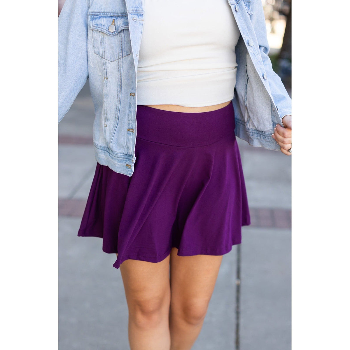 Bailey - Purple Skort