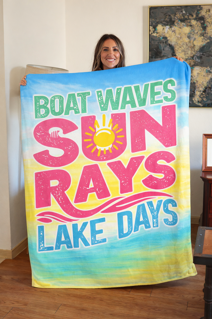 PreOrder | Boat Waves Blanket🌅🚤