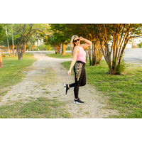 Ready to Ship | The Gianna - Leopard Panel Sculpting Leggings