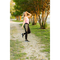 Ready to Ship | The Gianna - Leopard Panel Sculpting Leggings