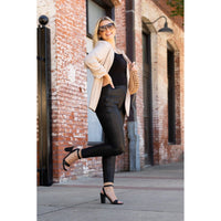 Farrah - High-Waisted Faux Leather Leggings