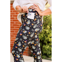 Ready to Ship | Halloween Gnomes Full Length Leggings *
