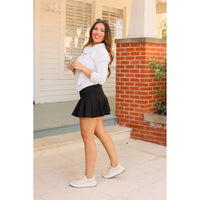 Ready to Ship | The Brielle Black Skort - Round 6*