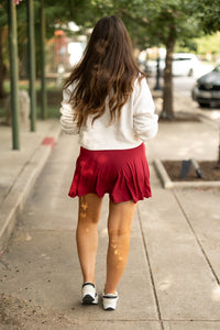 Ready to Ship | The RaeLynn RED Skort