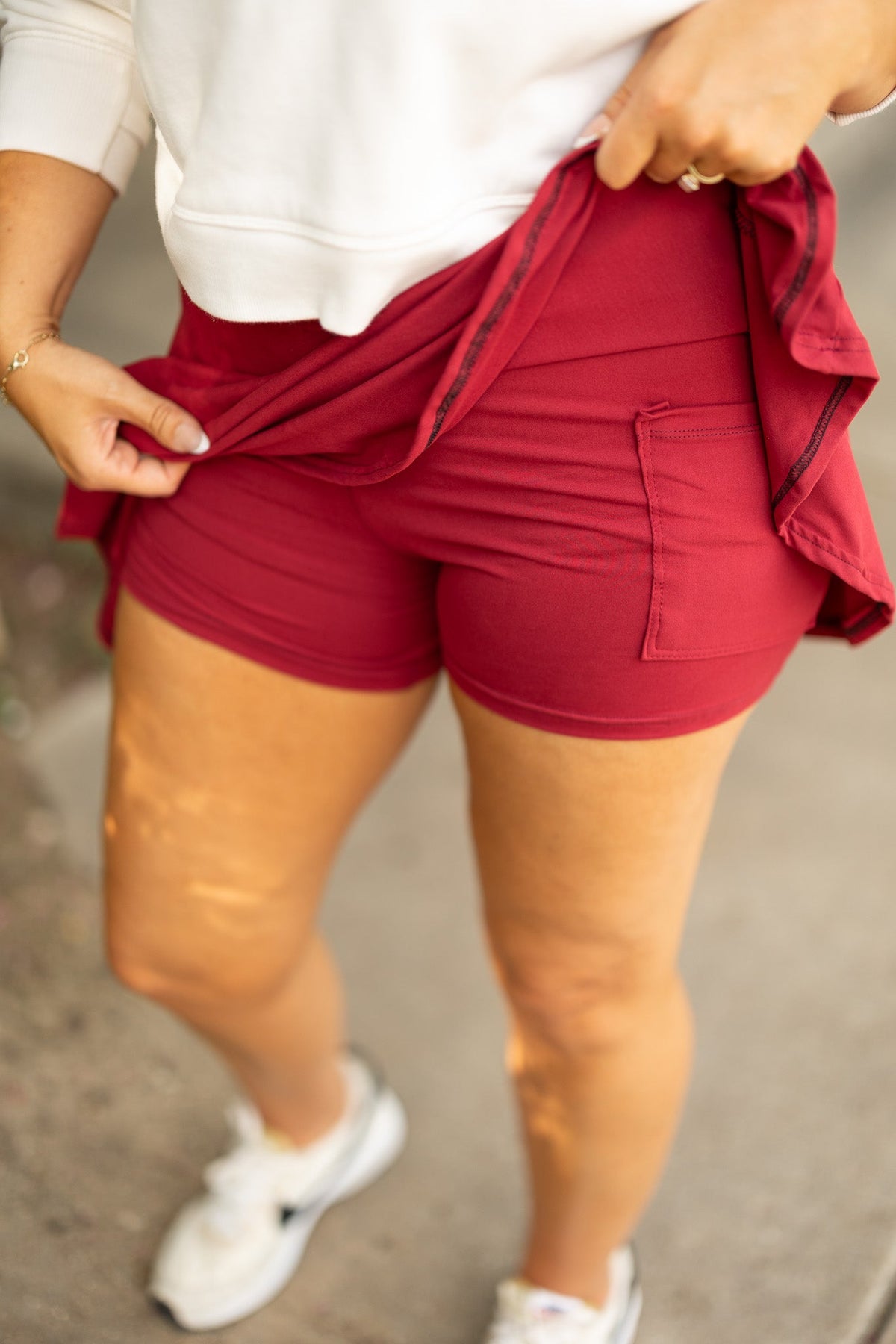 Ready to Ship | The RaeLynn RED Skort