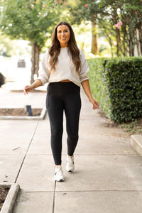 Ready to Ship | The Amber Fold-Over Full Length Leggings