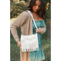 Boho fringe crossbody bag boutique fashion accessory
