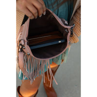 Boho fringe crossbody bag boutique fashion accessory