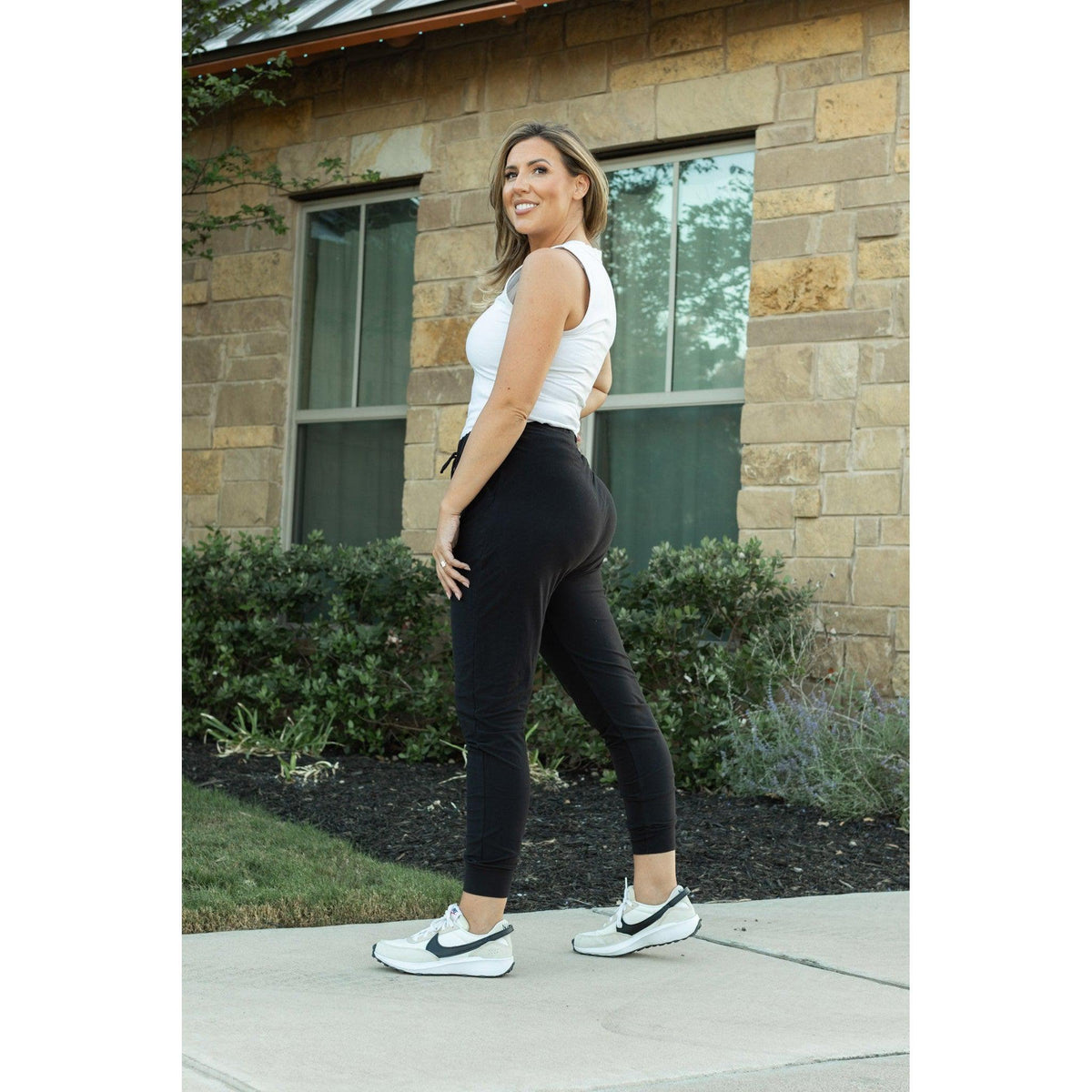 *Ready to Ship | The Reagan Black Joggers  - Luxe Leggings by Julia Rose®