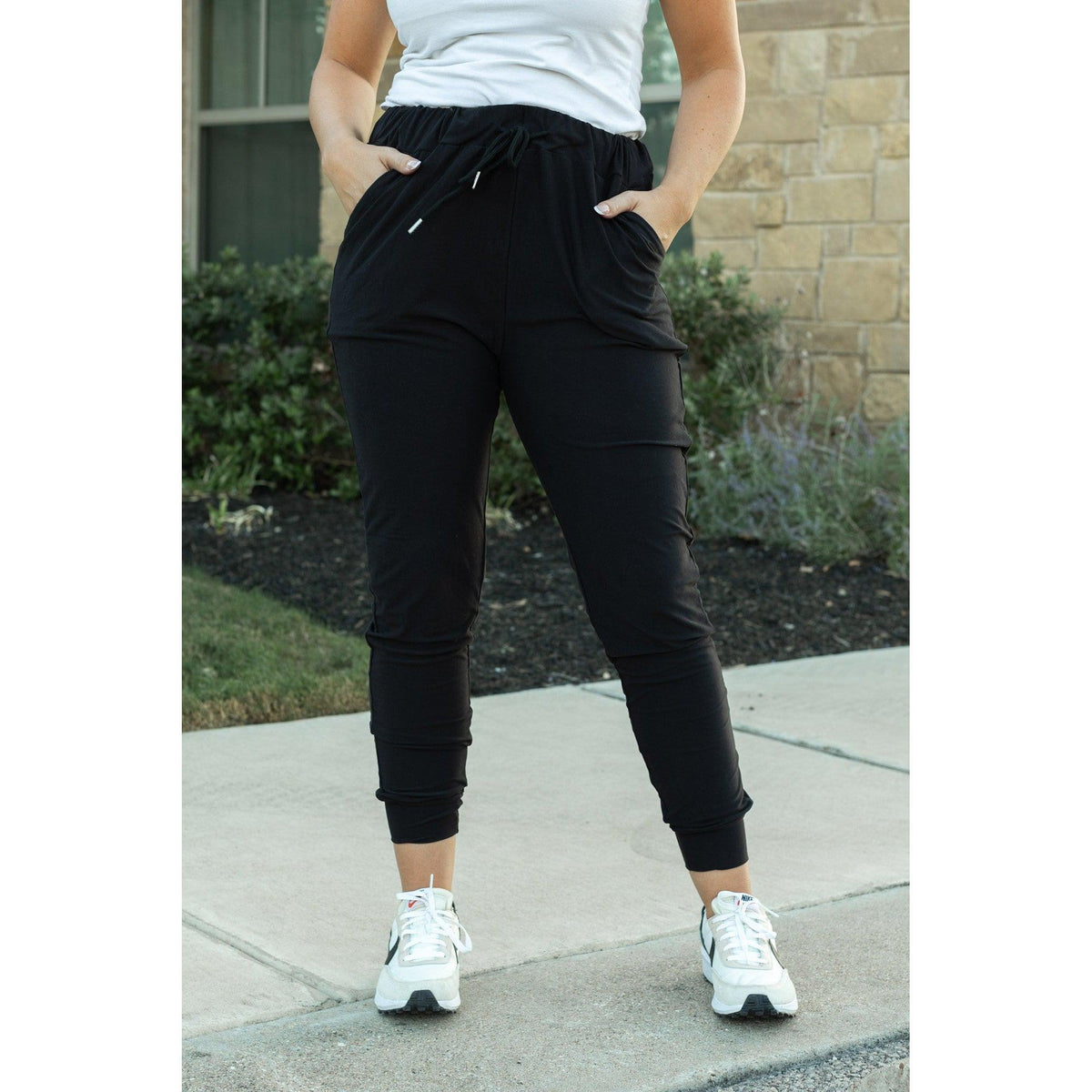 *Ready to Ship | The Reagan Black Joggers  - Luxe Leggings by Julia Rose®