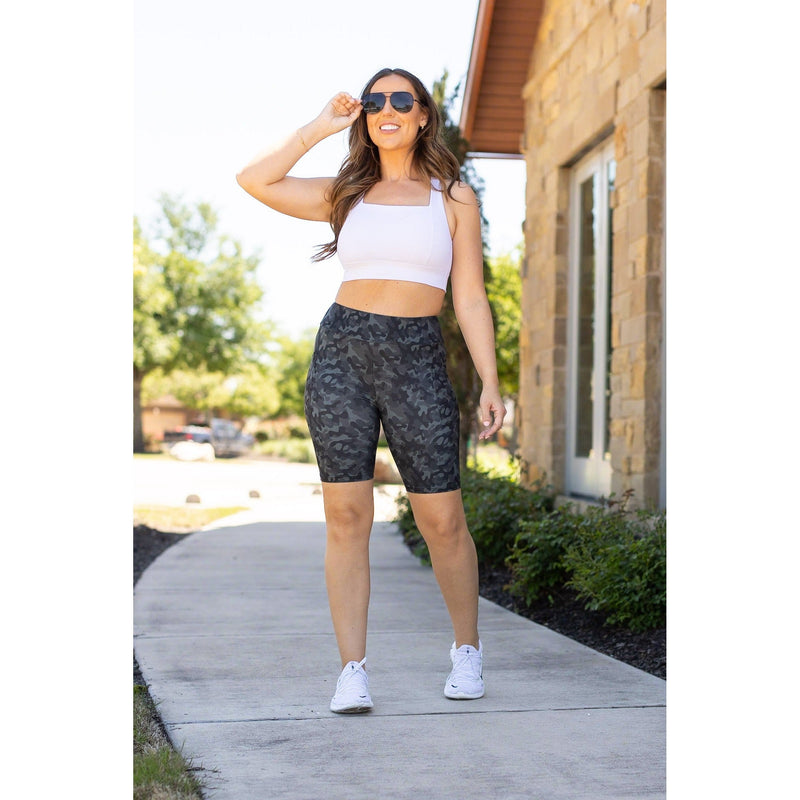 Ready to Ship | Army Camo BIKER Shorts -  - Luxe Leggings by Julia Rose®