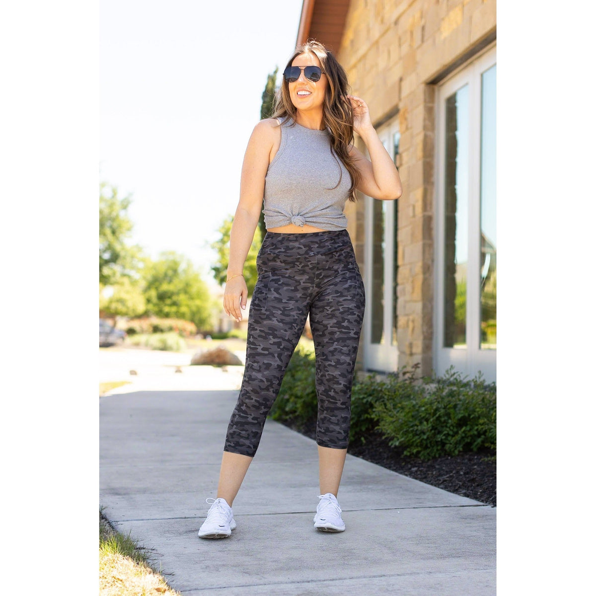 Ready to Ship | MAVERICK Camo CAPRI's  - Luxe Leggings by Julia Rose®