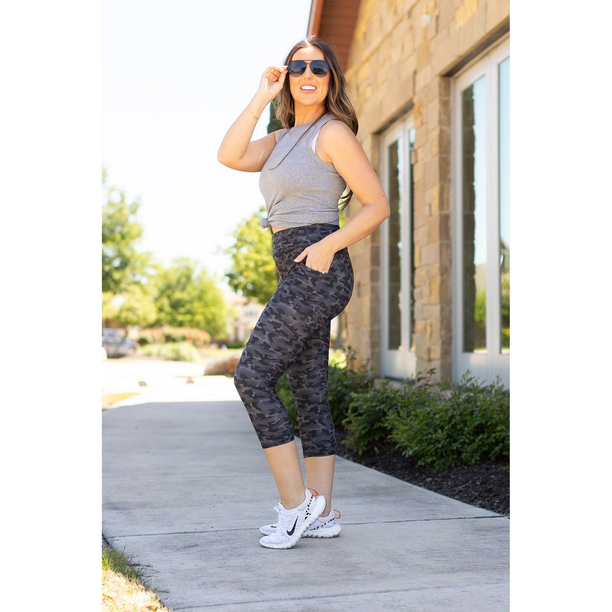 Ready to Ship | MAVERICK Camo CAPRI's  - Luxe Leggings by Julia Rose®