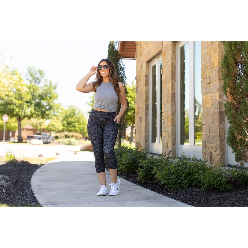 Ready to Ship | MAVERICK Camo CAPRI's  - Luxe Leggings by Julia Rose®