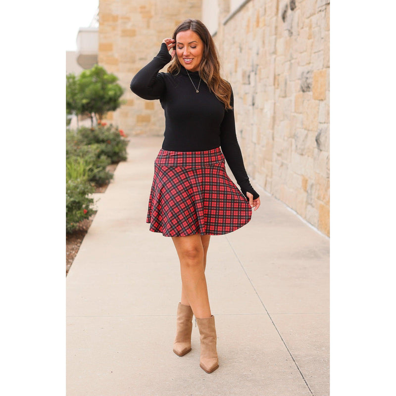 Ready to Ship | The Clara Plaid Skort