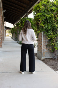 Jenna - Comfy Wide Leg Fleece pants*