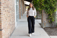 Jenna - Comfy Wide Leg Fleece pants*
