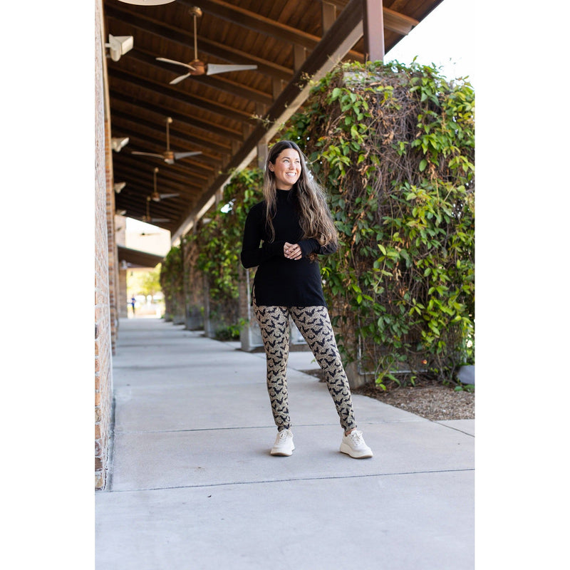 Ready to Ship | The Bianca - Leopard Bats Leggings