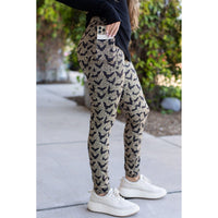 Ready to Ship | The Bianca - Leopard Bats Leggings