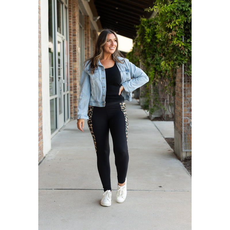 Ready to Ship | The Lexi - Leopard 2.0 Panel Leggings