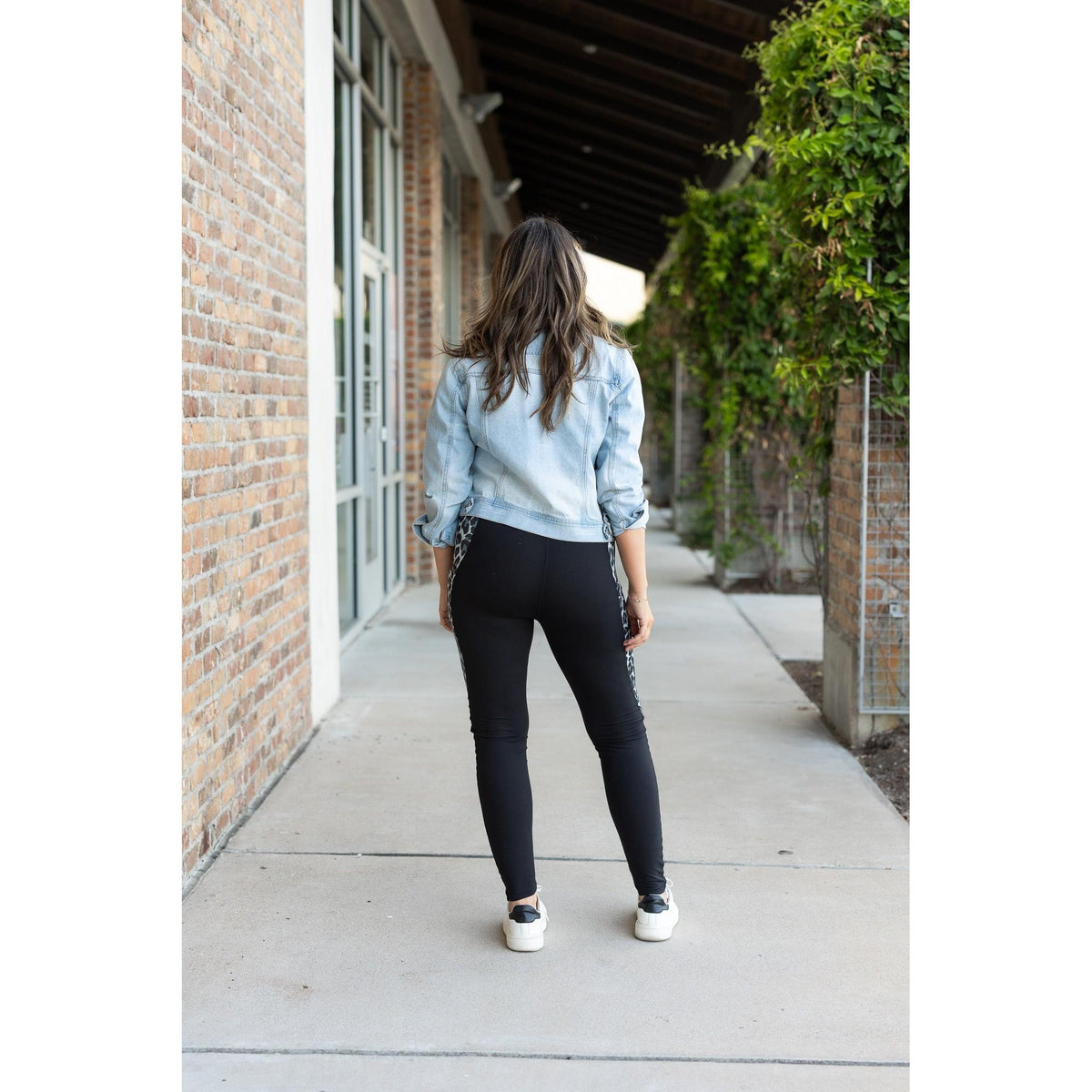 Ready to Ship  | The Sabrina - Snow Leopard Panel Leggings