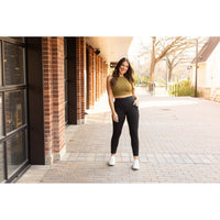 Adriana - Tummy Control Full Length Leggings with Pockets