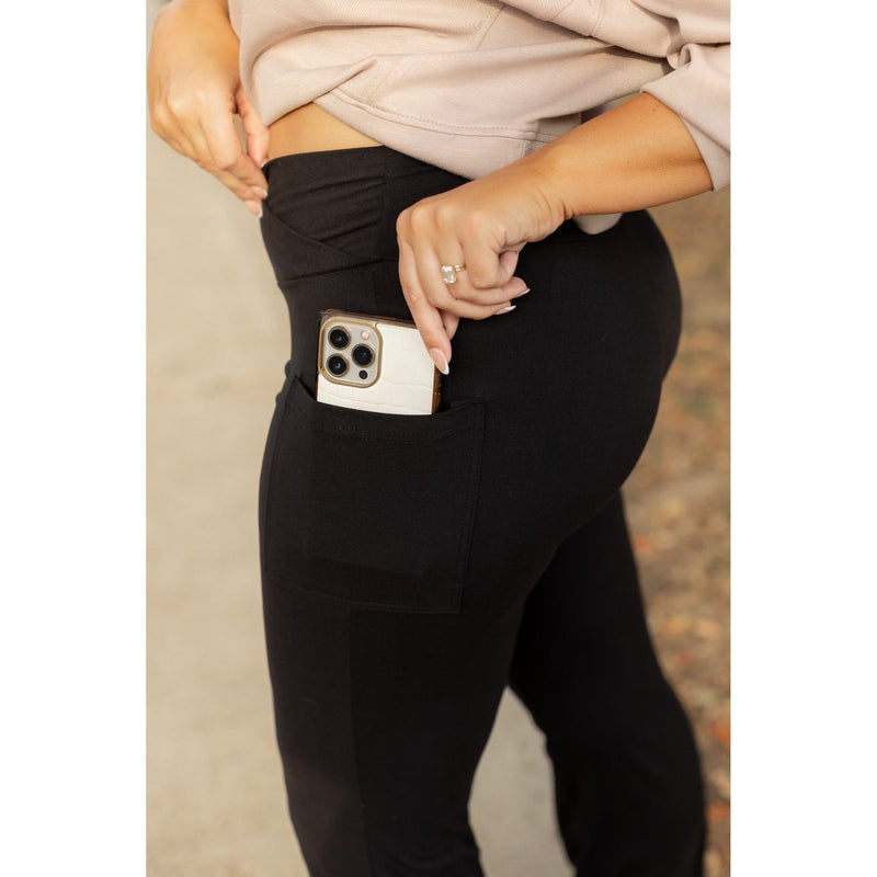 PreOrder  | The Liz - Crossover 30"  Bootcut Leggings with Pockets Round 2