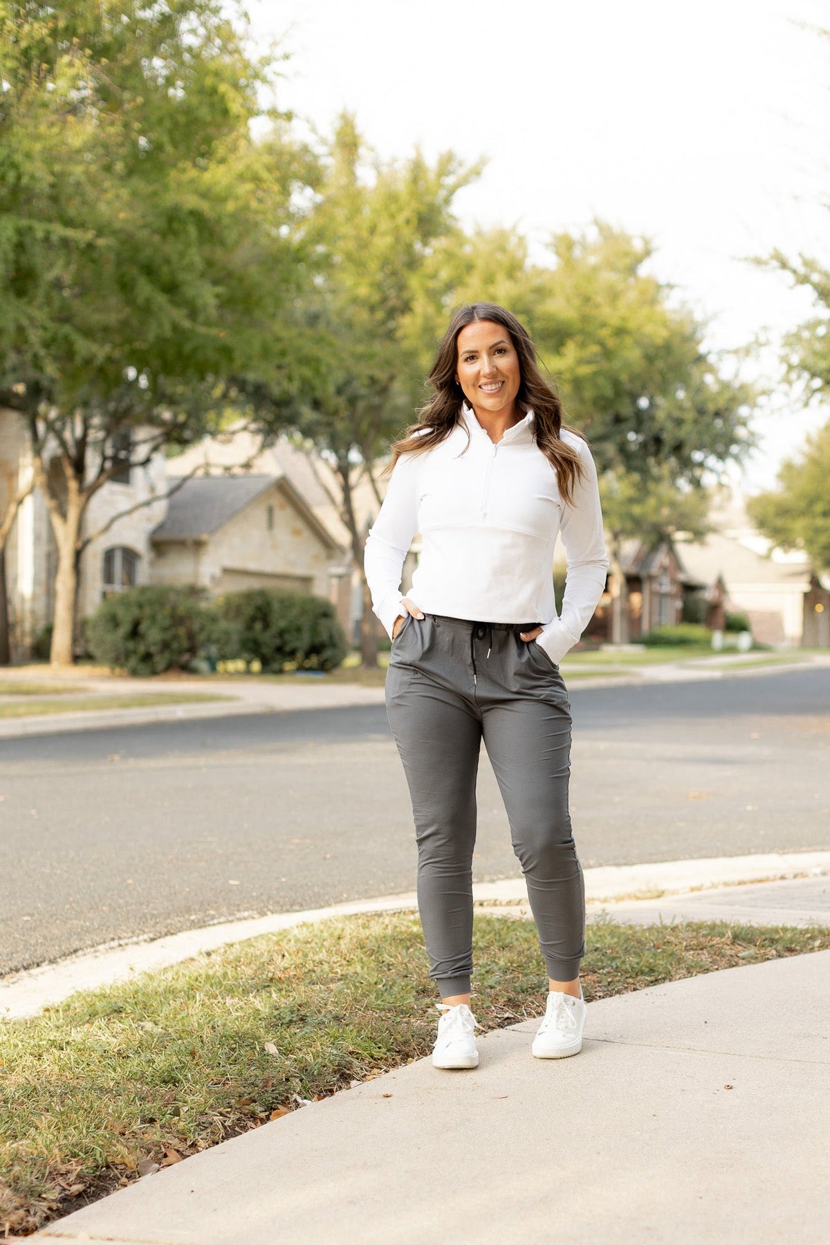 Ready to Ship | The Cindy Charcoal Joggers - Luxe Leggings by Julia Rose®