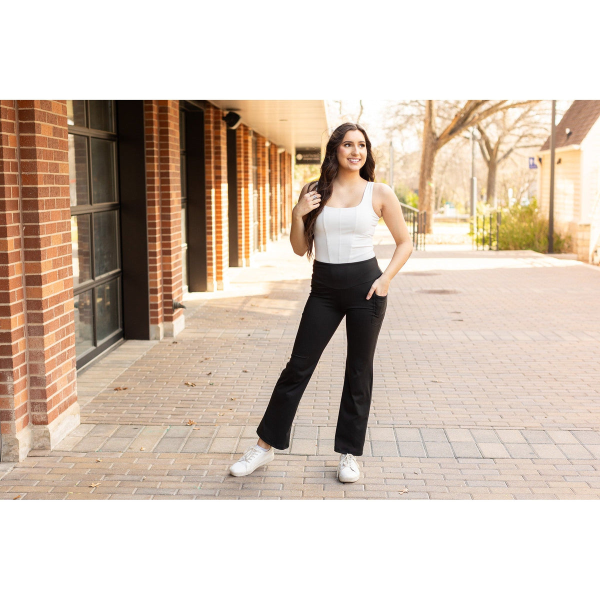 Julia Rose The Madeline tummy control bootcut leggings high-waisted women’s leggings