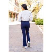 Ready to Ship | The Mila - 30"  NAVY Bootcut Leggings with Pockets*