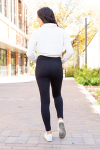 Ready to Ship | BLACK FULL-LENGTH Leggings with POCKET  - Luxe Leggings by Julia Rose®