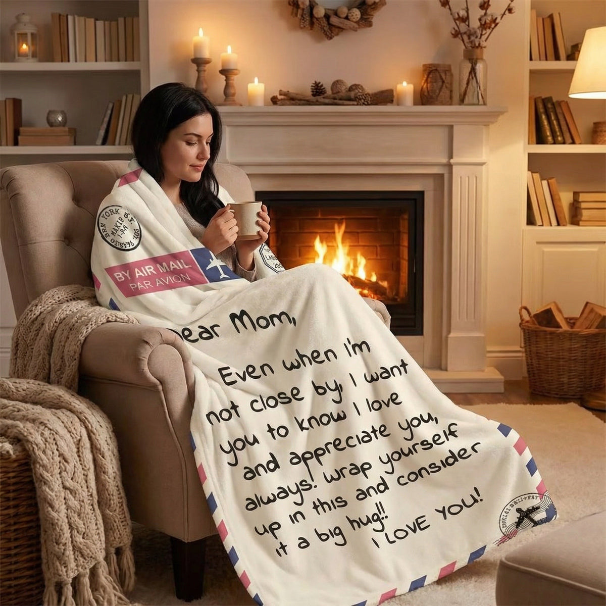 mothers day mom blanket 130x150 cm soft flannel throw best mom ever cozy mama blanket gift