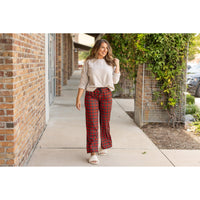 Julia Rose Noelle Plaid Pajama Pants with pockets and drawstring waist
Buttery soft plaid pajama pants for women by Julia Rose”