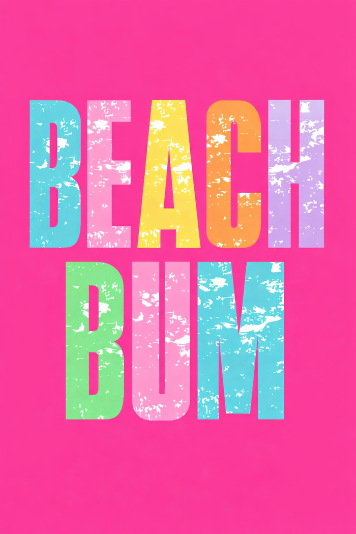 PreOrder | Beach Bum Blanket - Hot Pink