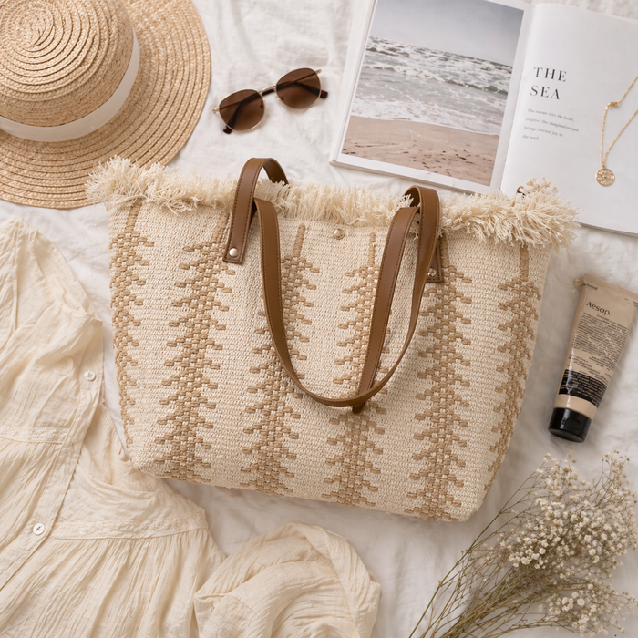 The Bella - Beige Tote