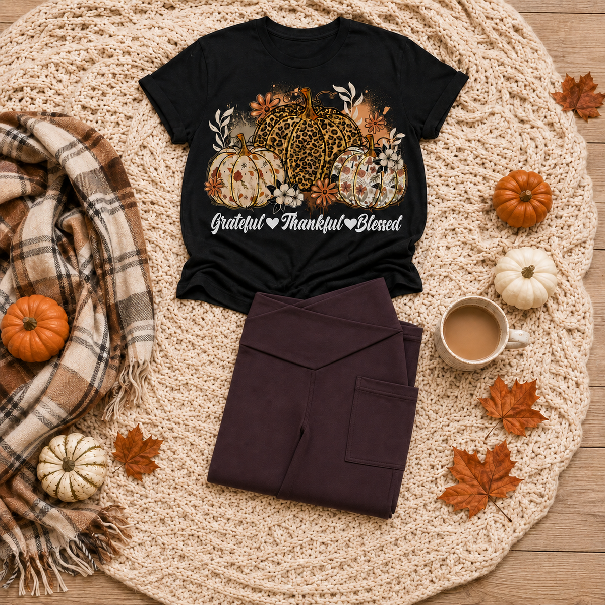 Grateful, Thankful, Blessed Apparel