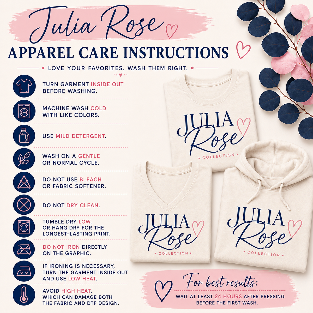 Julia Rose SPOOKY apparel featuring colorful Halloween-patterned lettering, bats, pumpkins and a bow-wearing ghost.