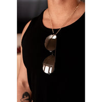 Black/Silver - High Quality Unisex Aviator Sunglasses