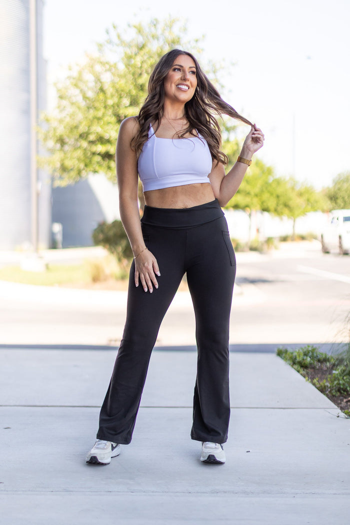 Ready to Ship | The Deluxe Paige Fold-over, Sculpting Leggings - Luxe Leggings by Julia Rose®
