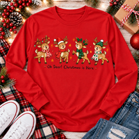 Oh Deer Christmas is Here Graphic Apparel