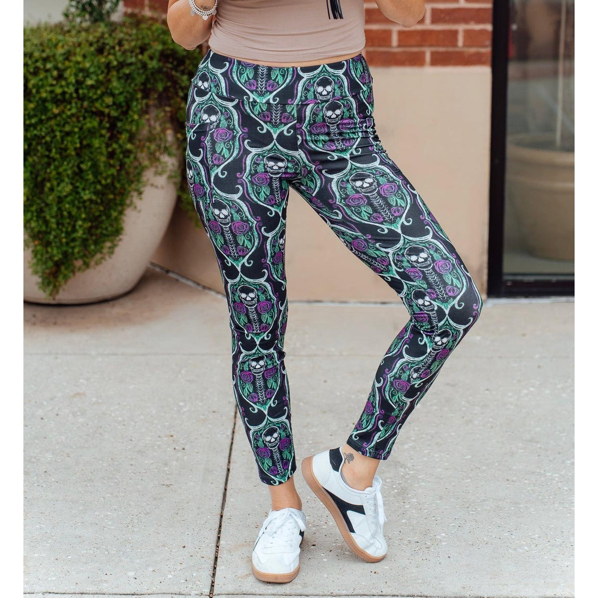 The Salem - Skull Leggings