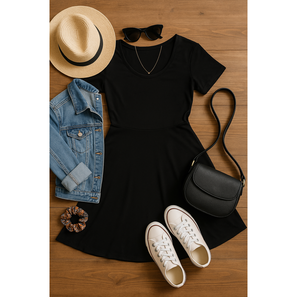 Julia Rose Dakota Dress women’s boutique midi dress front view, Woman wearing Julia Rose Dakota Dress casual everyday outfit