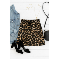 Ready to Ship | The Liana - Leopard 2.0 Jogger Skirt