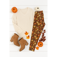 Autumn - Fall Leaves Leggings