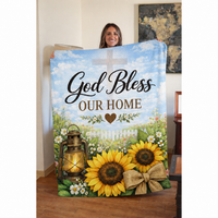 God Bless Our Home Blanket ✝️