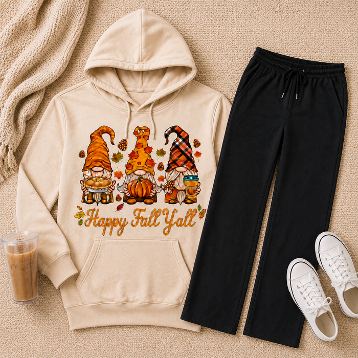 Happy Fall Y'all Graphic HOODIE
