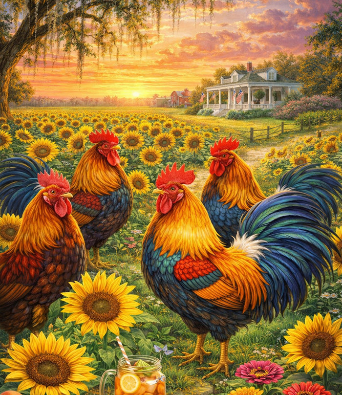 PreOrder | Rooster Blanket 🐓🌻